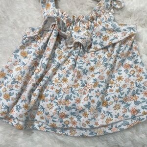 Nicole Miller Floral Kids Camisole - Yellow and Blue